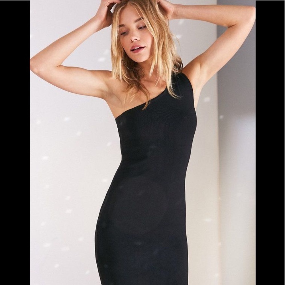 Silence and Noise one shoulder bodycon dress